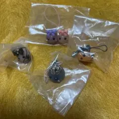 サン宝石　ほっぺちゃん　ストラップ 4個セット