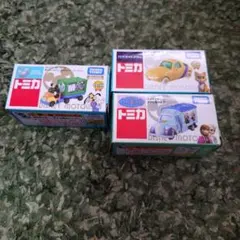 ディズニーモータース　トミカ　アナと雪の女王　グーフィー　バス