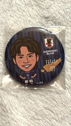 サッカー日本代表 田中碧 缶バッジ モバガチャ - メルカリ