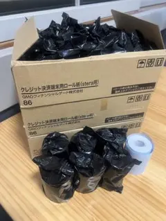 新品 未開封】クレジット決済端末用ロール紙（stera用）20【ステラ端末