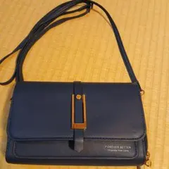 FOREVER BETTER ネイビー ショルダーバッグ