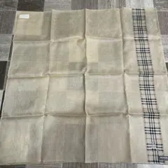 バーバリー　メンズ大判ハンカチ　未使用品タグ付き2枚セット　ノバチェック