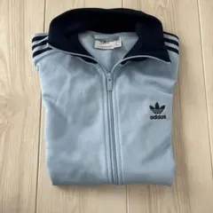 adidas トラックジャケット M ライトブルー