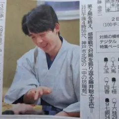 お取り置き⭐️藤井聡太⭐️4点⭐️ 朝日新聞2026年6月7月 - メルカリ