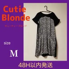 Cutie Blonde フレンチスリーブ チュニック サマー ニット Мのサムネイル