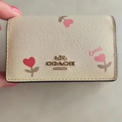 COACH キーケース ハート柄