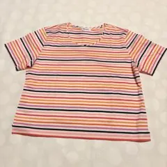 ジャンセン カラフルボーダー Tシャツ カットソー マルチカラー LLのサムネイル