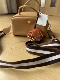 LUPUY リュピュイハンドバッグ ショルダー 2way ベージュ　新品未使用 LUPUY】リュピュイ新品未使用 2wayミニショルダー トートバッグ