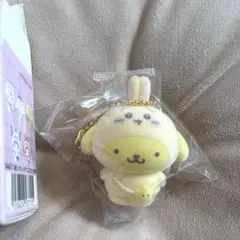 ちいかわサンリオ　プリンうさぎ　シークレットフロッキーマスコットチャーム