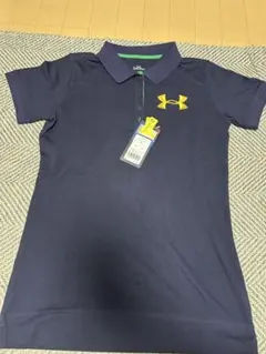 新品 UNDER ARMOUR ネイビー ポロシャツ 半袖 レディースXLサイズのサムネイル