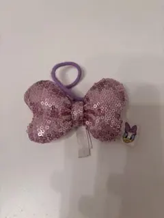 ディズニー リボン ヘアゴム ミニサイズ