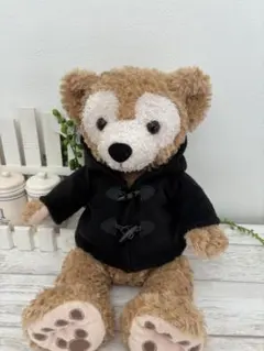 ダッフルコート 黒☆ダッフィーSシェリーメイS☆ハンドメイド コスチューム 洋服