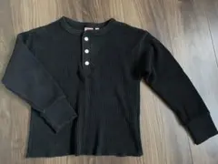 ★お値下げ★マーキーズで購入したHelthknitのワッフル長袖Tシャツ 黒