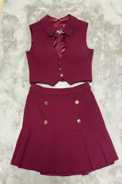an セットアップミニドレス