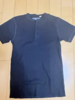 Avirex USAヘンリーネック Tシャツ ブラックのサムネイル