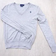 Polo Ralph Lauren グレー Vネック セーター