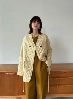 CLANE QUILTING NO COLLAR JACKET size2