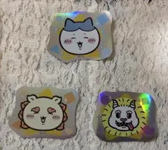 ちいかわ　キャラカット　ステッカー　3枚セット ハチワレ　シーサー　でかつよ
