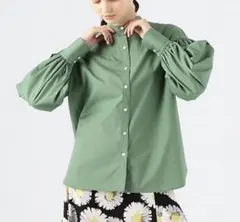 美品 ballsey ボールジィ ミッドブロードボリュームスリーブシャツ