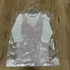 【新品未使用】GU Tシャツコンビジャンパードレス