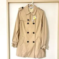 トレンチコート ベージュ M ベルト付き