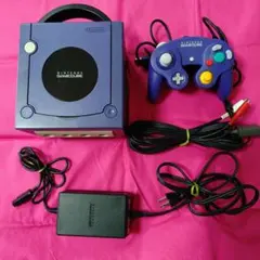 【ジャンク】Nintendo GAMECUBE 本体 バイオレット　読み込み不良