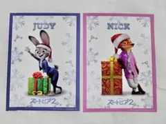 ズートピア2 ジュディ ニック カードセット