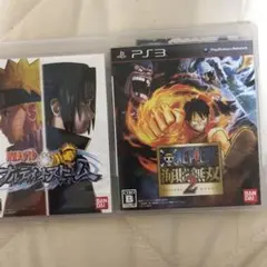 NARUTO-ナルト-ナルティメットストーム＆ワンピース海賊無双2　本セット