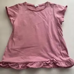 3can4on 半袖Tシャツ ピンク フリル リボンのサムネイル