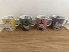 【新品未使用】Arabia /ムーミンアラビア　マグカップ 0.3L 4個セット