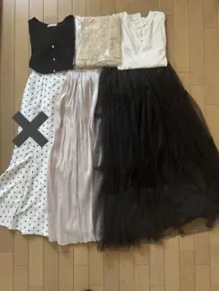 コーデ7 モノトーン　ナチュラルカラー　フェミニン　美人百花