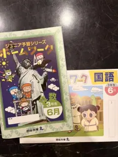 未使用】四谷大塚 ジュニア予習シリーズ ホームワーク 国語 3年生 2月