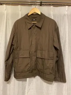 【ユニクロC 25SS】コットンショートブルゾンL