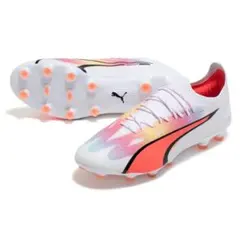 Puma サッカーシューズ スパイク ホワイト/レインボー PUMA ULTRA サッカーシューズ ホワイト/レインボー - メルカリ
