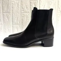 MARGARETHOWELL idea サイドゴアショートブーツ24cm黒 本革のサムネイル