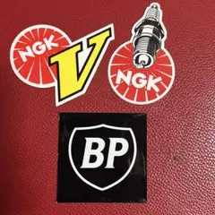 NGK BP ステッカー　当時物