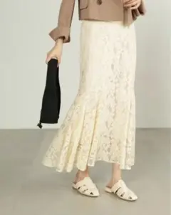 FREE'S MART フリーズマート レース フレアロングスカート