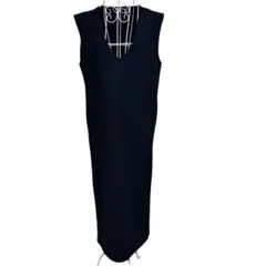 ロングワンピース　オールインワン　黒