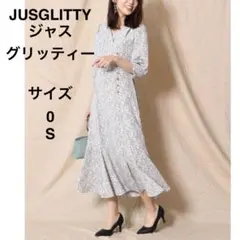 JUSGLITTY ジャスグリッティー カシュクールプリントワンピース 0 Sのサムネイル