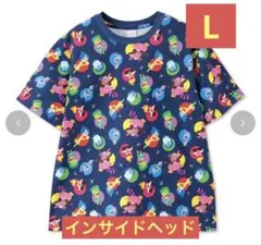 ピクサー　インサイドヘッド 半袖Tシャツ キャラクター総柄　ディズニーのサムネイル