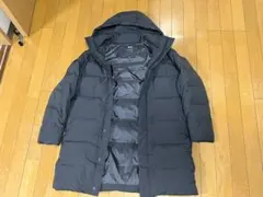 【ユニクロ シームレスダウンコート / グレー L】