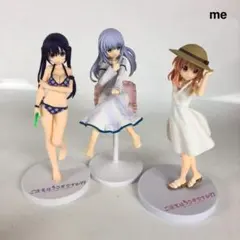 美少女フィギュア3体セット ごちうさ シャロ 千夜 Angel Beats!