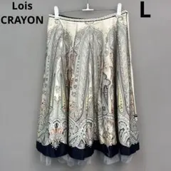 Lois CRAYON ロイスクレヨン　スカーフ柄スカートのサムネイル