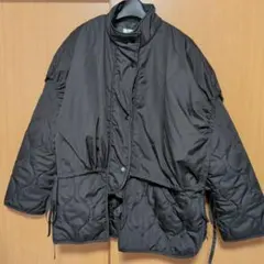 ブラックキルティングジャケット