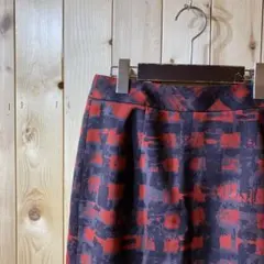 ss2019 Demi-Luxe BEAMS 総柄 スカート ひざ丈 38