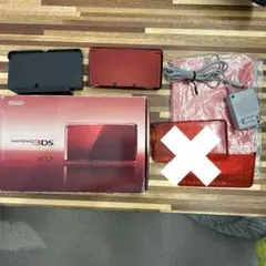 ニンテンドー 3DS 本体　フレアレッド