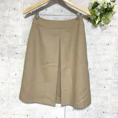 【NATURAL BEAUTY BASIC】 スカート タック フレア S 大人