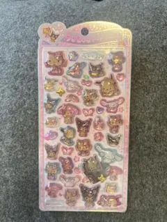 正規品　サンリオ うるちゅるポップシール　日焼けキティ　ボンボンドロップシール