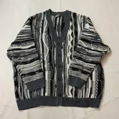A/W niko and…ニコアンド 3Dジャカードカーディガン ニット F