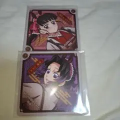 鬼滅の刃　胡蝶しのぶ　栗花落カナヲ　午年コースター